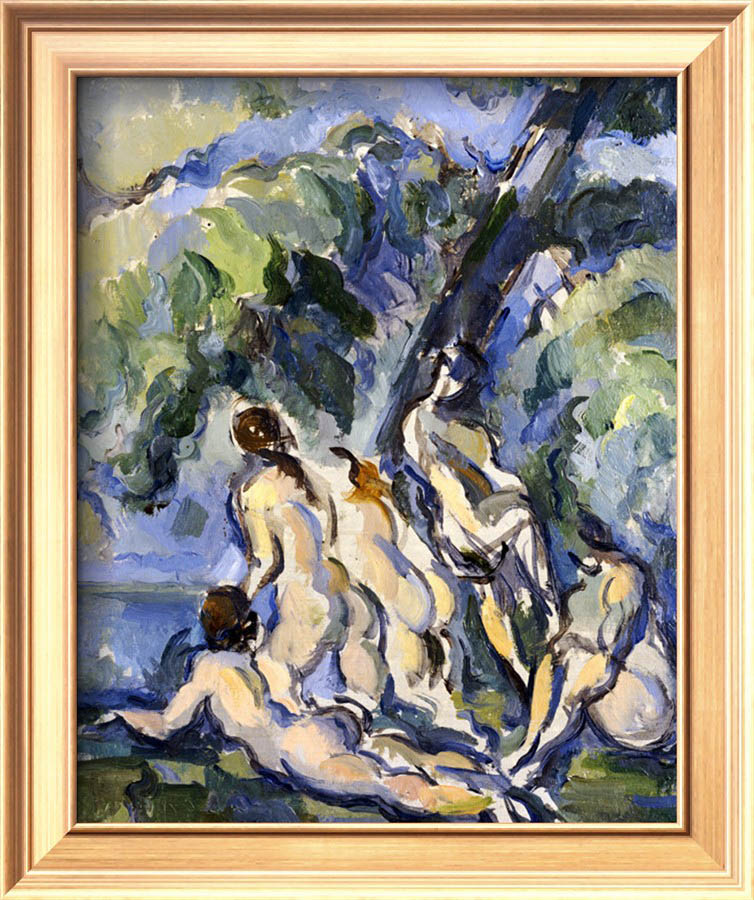 Bathing Study for Les Grandes Baigneuses, circa 1902-1906 By Paul Cezanne